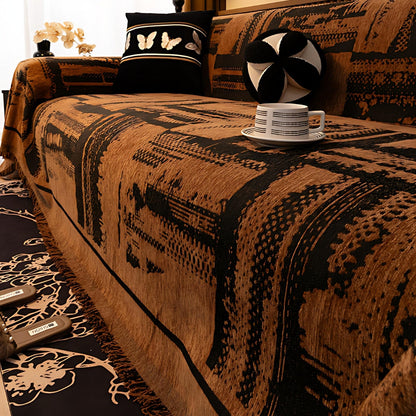Geoma Sofaüberwurf - Chenille, Tribal Design, Pflegeleicht 5