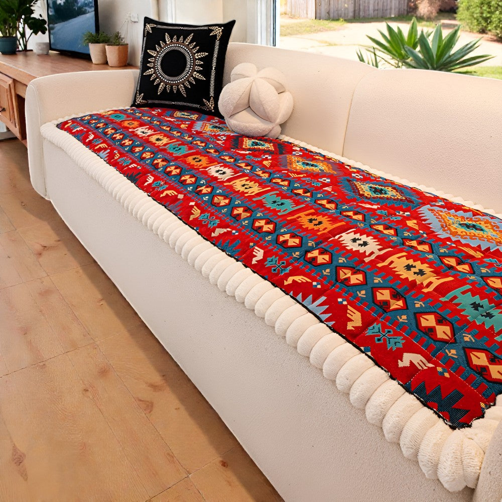 Gesto Couchbezug - Rutschfest, Ethnisches Design, Mikrofaser 0