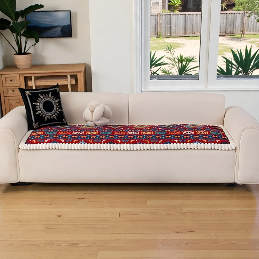 Gesto Couchbezug - Rutschfest, Ethnisches Design, Mikrofaser 1
