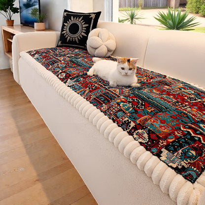 Gesto Couchbezug - Rutschfest, Ethnisches Design, Mikrofaser 3