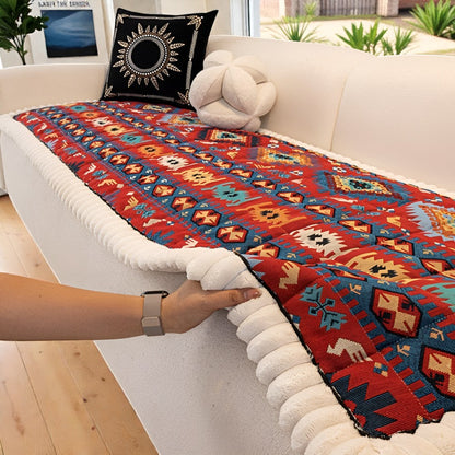 Gesto Couchbezug - Rutschfest, Ethnisches Design, Mikrofaser 6