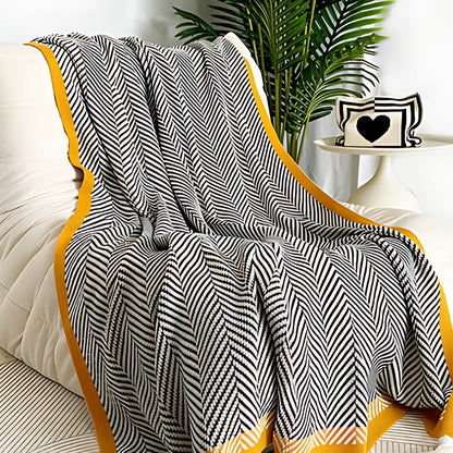 Gleam Tagesdecke - Weiches Acryl, Modernes Chevron-Muster 0
