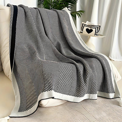 Gleam Tagesdecke - Weiches Acryl, Modernes Chevron-Muster 9