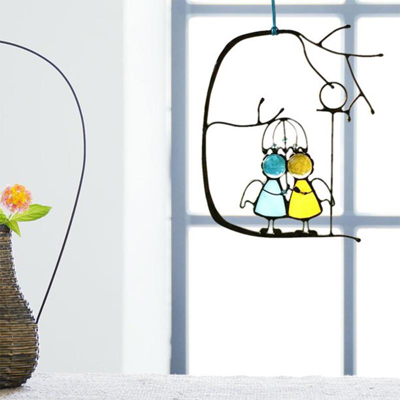 Gleisa Sonnenfänger für Garten - Handgefertigtes Glas mit Regenbogenreflexionen 6