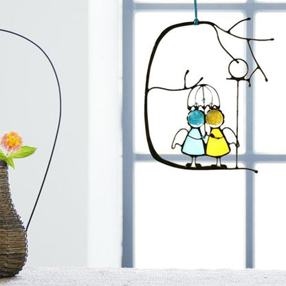 Gleisa Sonnenfänger für Garten - Handgefertigtes Glas mit Regenbogenreflexionen 6