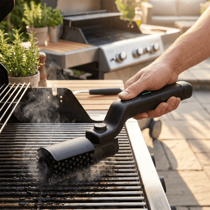 Glendo Elektrische Grillbürste - Ergonomischer Griff, 3 Reinigungsstufen 0