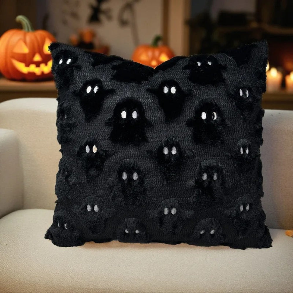 Glimmer Ghost Kissenbezug - Plüsch, 3D-Geisterdesign 4