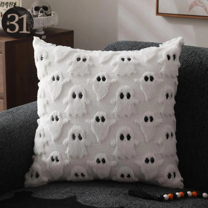Glimmer Ghost Kissenbezug - Plüsch, 3D-Geisterdesign 6