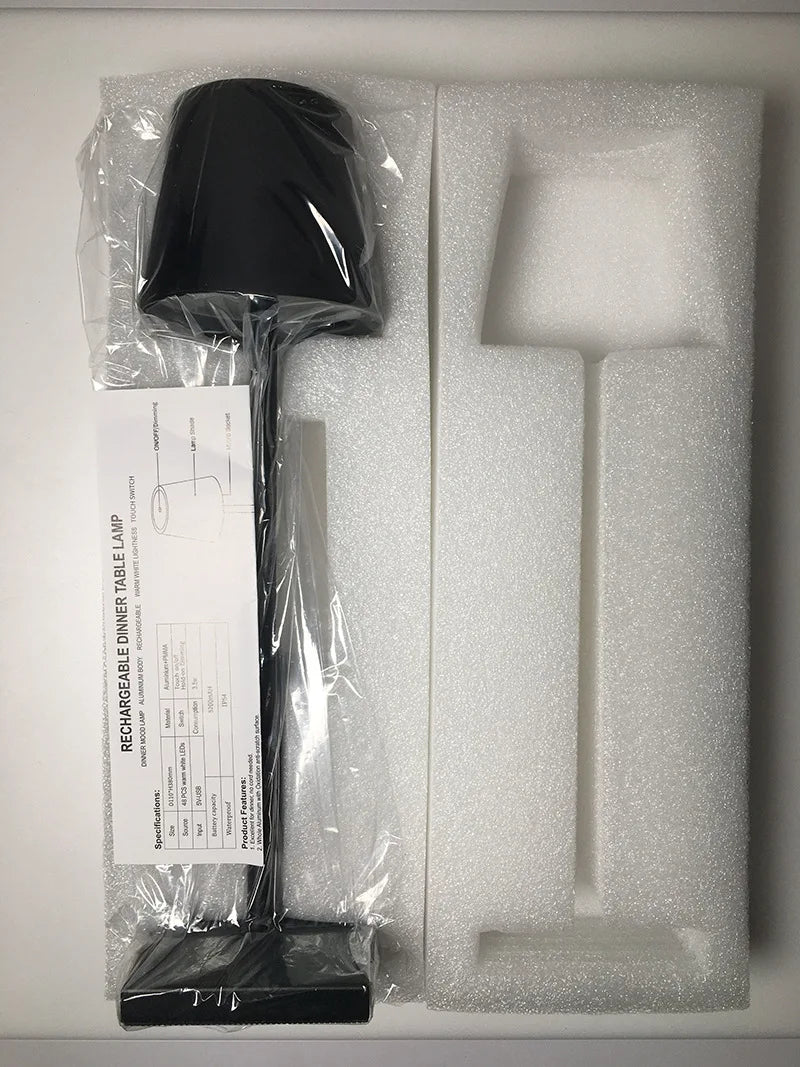 NordGlow™ - Kabellose Tischlampe - Skandinavisches Design - Wiederaufladbare LED Lampe
