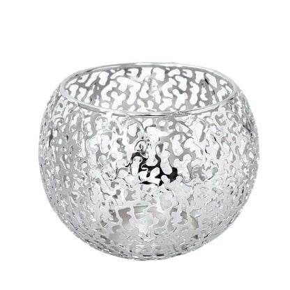 LumiSphere™ - Teelichthalter Metall - Geometrischer Stil - Atmosphärisches Licht