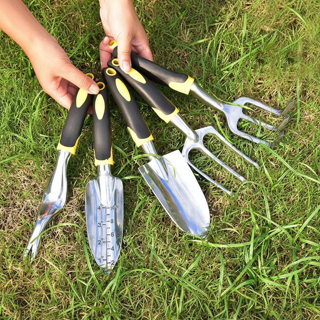 Hortex Gartenwerkzeug-Set - Ergonomisch, Edelstahl 2