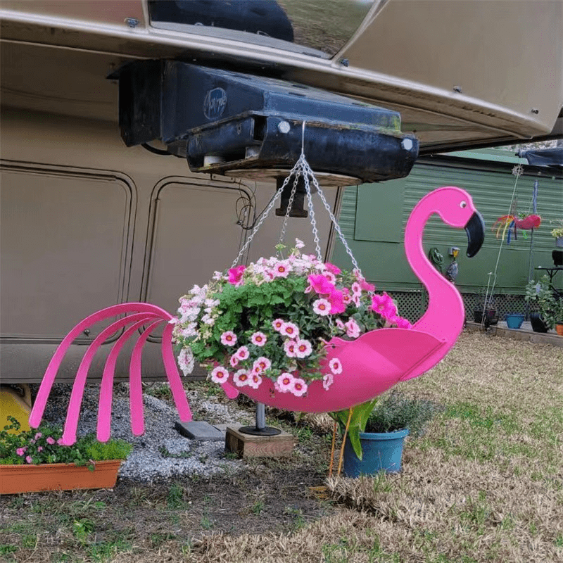 Hühnchen Garten Übertopf - Wetterfest, Bunt 2