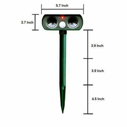 Iris Ultraschall Tiervertreiber - Solarbetrieben, Bewegungsmelder 5