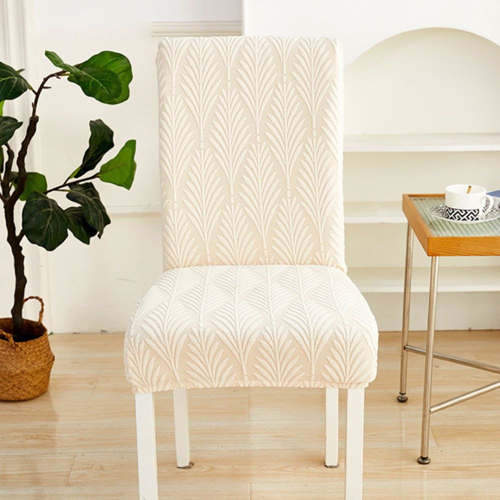 ChairLuxeFit™ - Stuhlbezüge Elastisch - Jacquard Stil - Eleganter Stuhlschutz