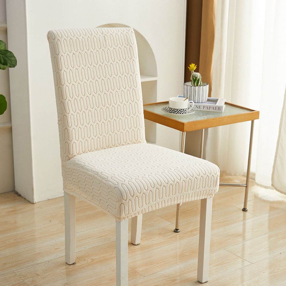ChairLuxeFit™ - Stuhlbezüge Elastisch - Jacquard Stil - Eleganter Stuhlschutz