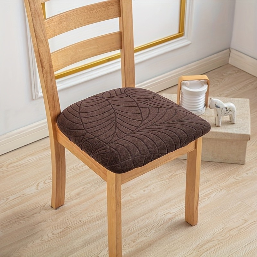 Jasmin Stuhlbezüge - Stretch-Jacquard, Elegante Passform für Esszimmerstuhl 10