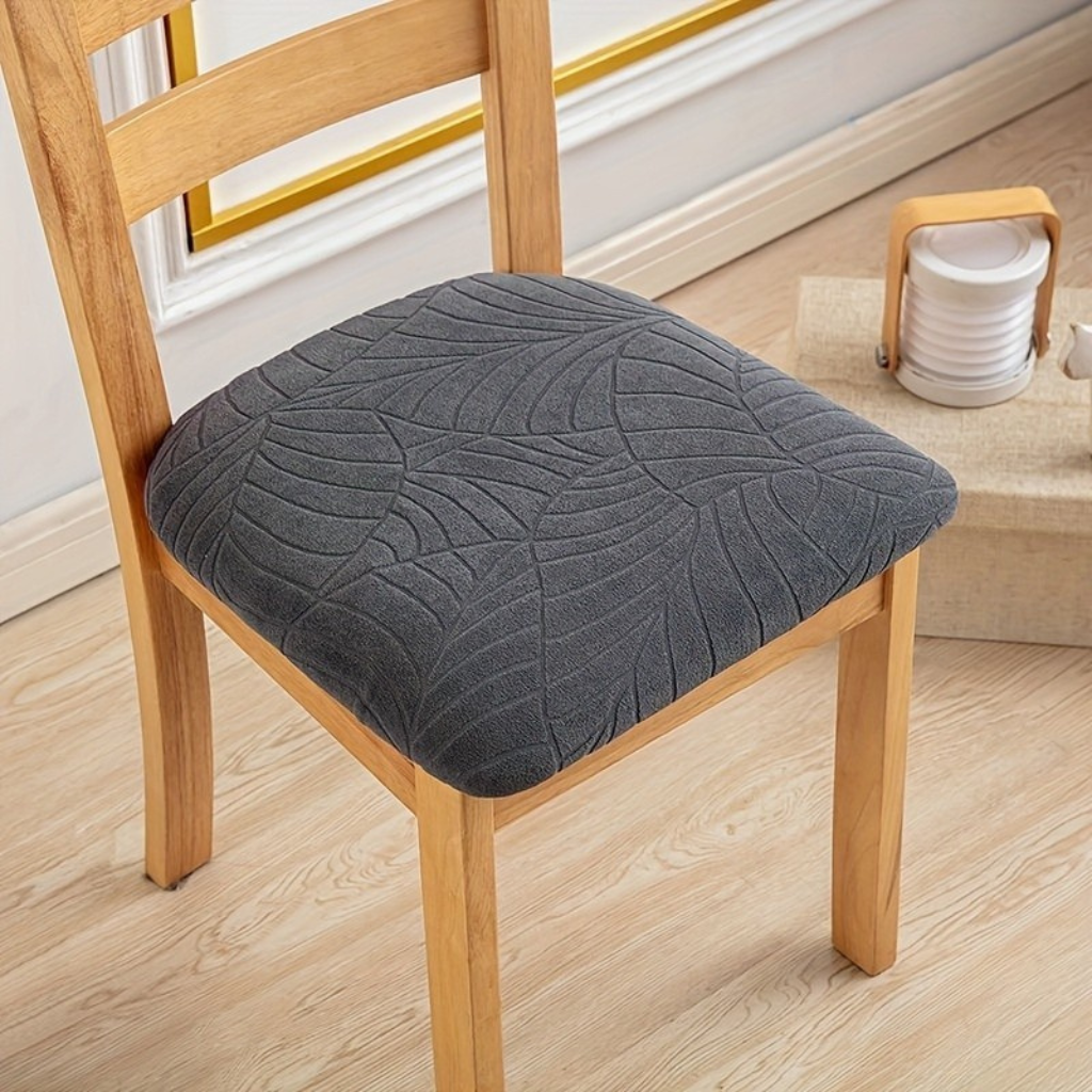 Jasmin Stuhlbezüge - Stretch-Jacquard, Elegante Passform für Esszimmerstuhl 11