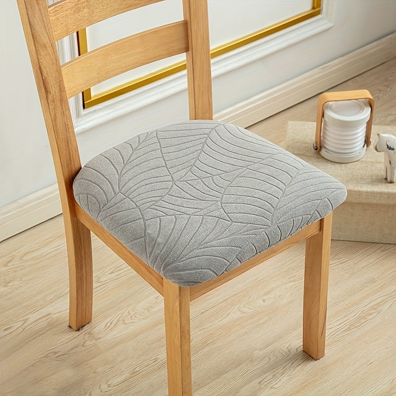 Jasmin Stuhlbezüge - Stretch-Jacquard, Elegante Passform für Esszimmerstuhl 3