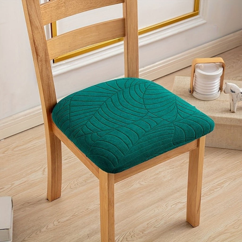 Jasmin Stuhlbezüge - Stretch-Jacquard, Elegante Passform für Esszimmerstuhl 4