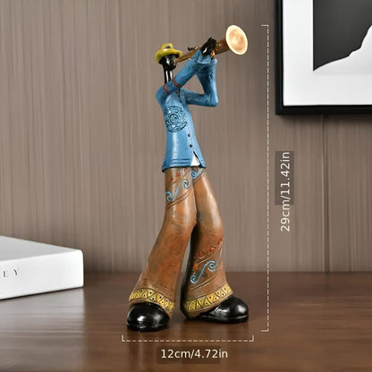 Jazlo Kunstharz Figur - Abstrakte Musikband, Künstlerisches Design 0