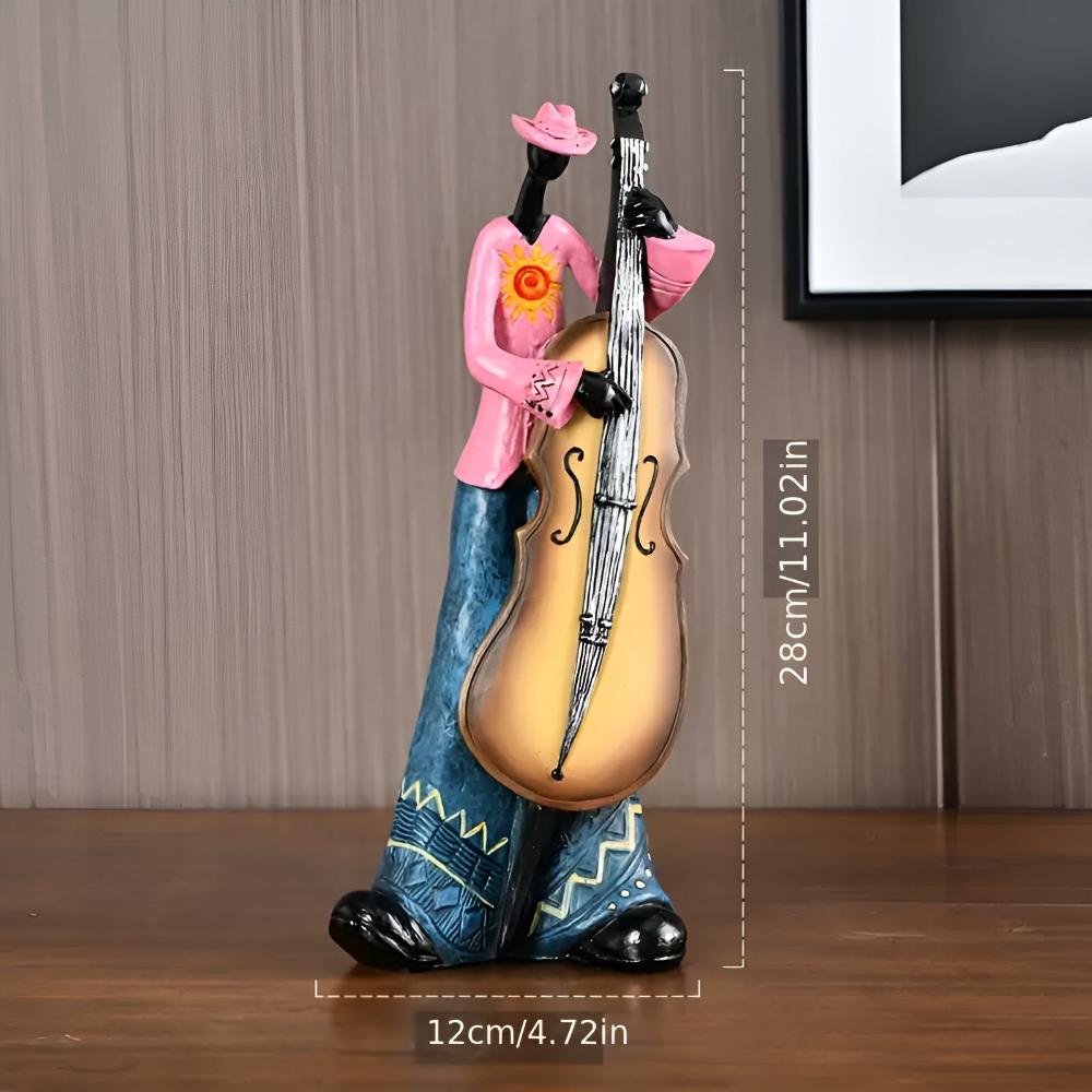 Jazlo Kunstharz Figur - Abstrakte Musikband, Künstlerisches Design 10