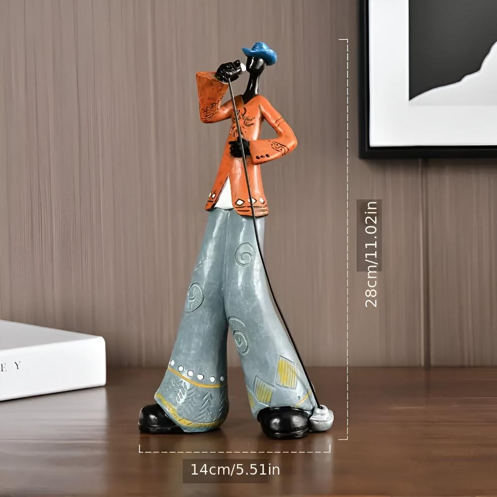 Jazlo Kunstharz Figur - Abstrakte Musikband, Künstlerisches Design 7