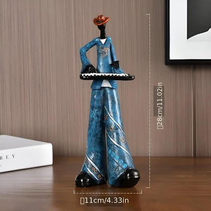 Jazlo Kunstharz Figur - Abstrakte Musikband, Künstlerisches Design 8