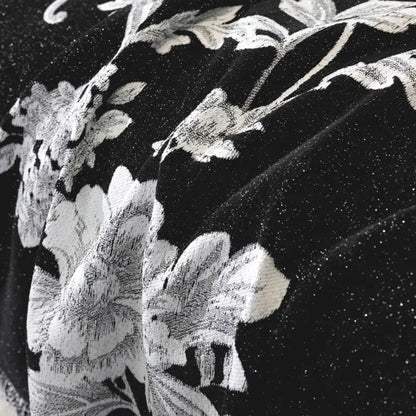 Klassik Fleur Sofabezug - Atmungsaktive Chenille, Elegantes Blumenmuster 6