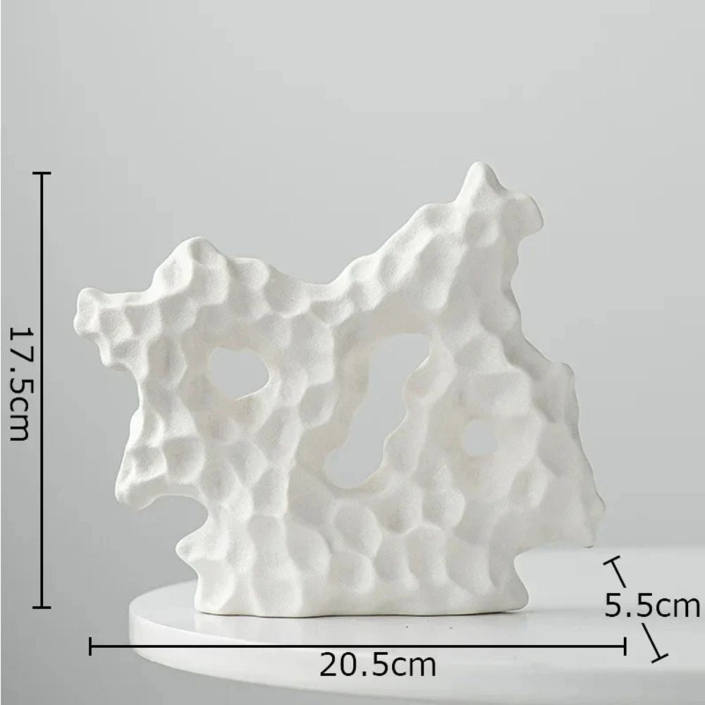 Kora Keramikskulptur - Hochwertige Keramik, Organische Form 0