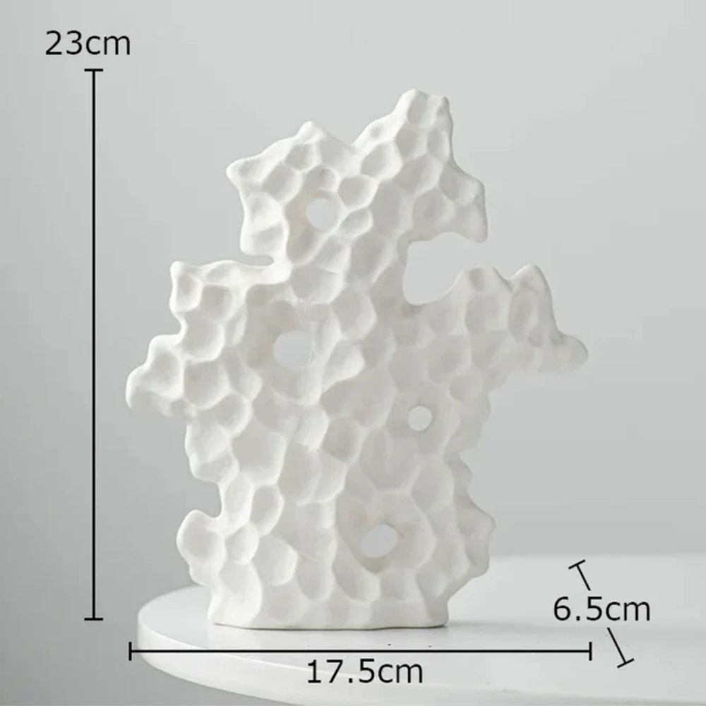 Kora Keramikskulptur - Hochwertige Keramik, Organische Form 6