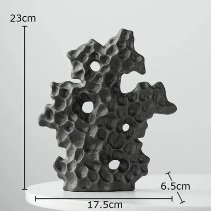 Kora Keramikskulptur - Hochwertige Keramik, Organische Form 8