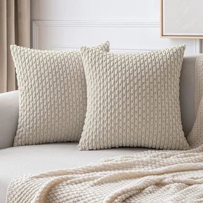 Kora Kissenbezug - Weicher Cord, Boho-Stil für Sofa und Bett 7
