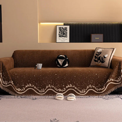 Kora Sofabezug - Chenille, Glitzerndes Design, Langlebig und Haustierfreundlich 1
