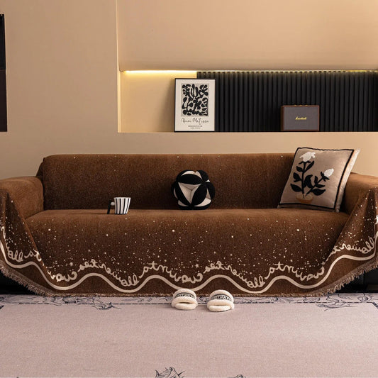 Kora Sofabezug - Chenille, Glitzerndes Design, Langlebig und Haustierfreundlich 1