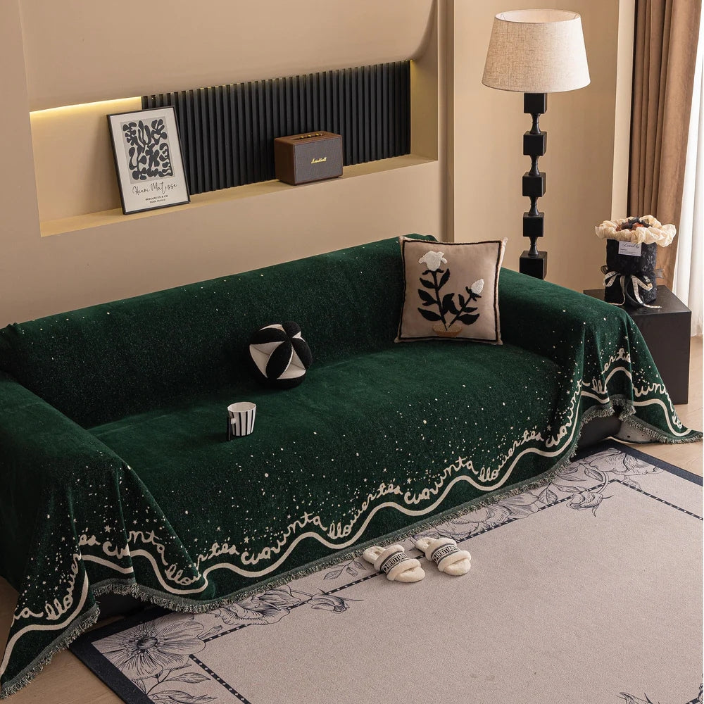 Kora Sofabezug - Chenille, Glitzerndes Design, Langlebig und Haustierfreundlich 10