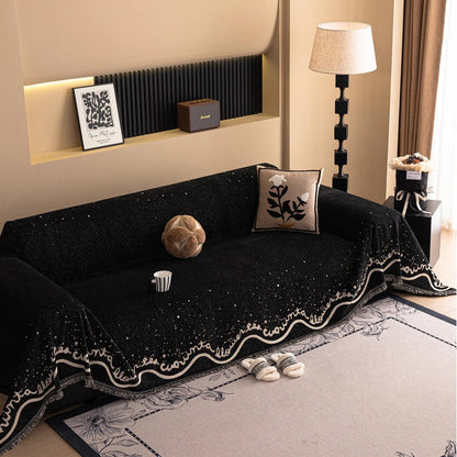Kora Sofabezug - Chenille, Glitzerndes Design, Langlebig und Haustierfreundlich 4