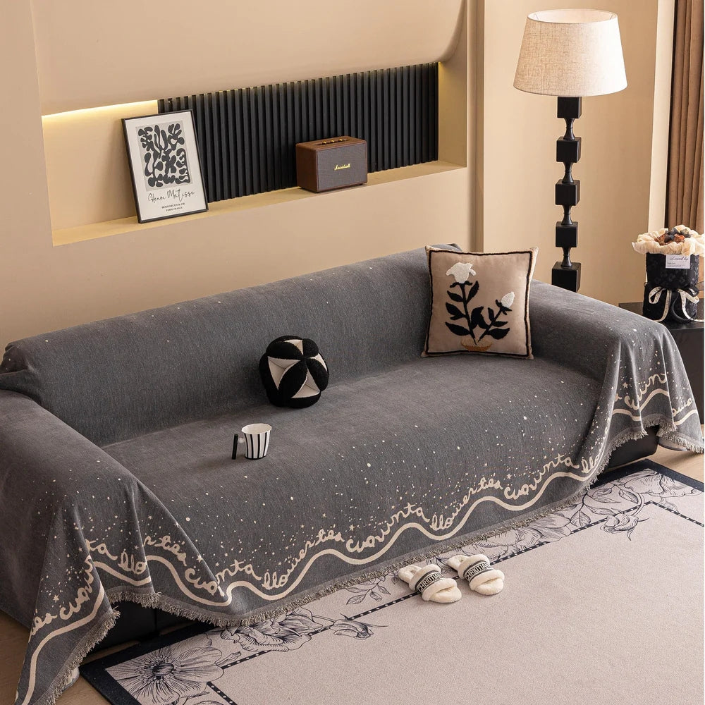Kora Sofabezug - Chenille, Glitzerndes Design, Langlebig und Haustierfreundlich 7