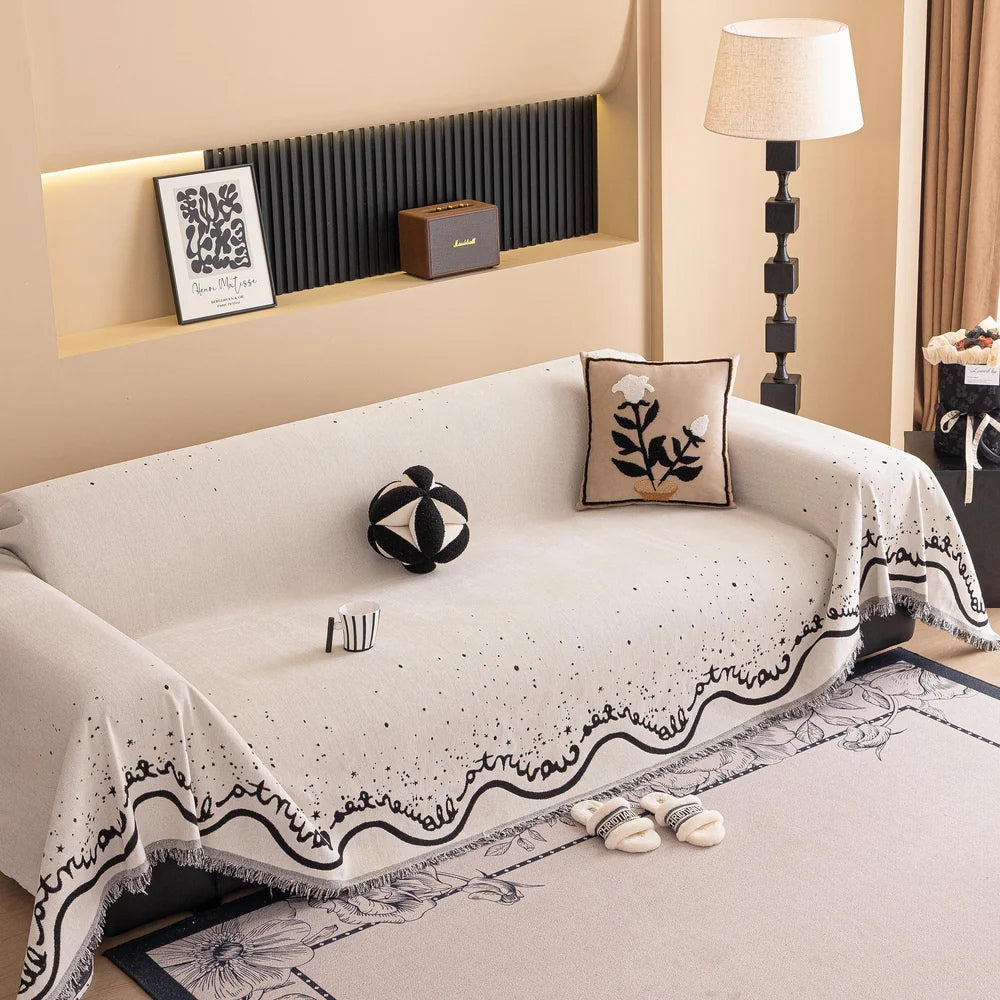 Kora Sofabezug - Chenille, Glitzerndes Design, Langlebig und Haustierfreundlich 9