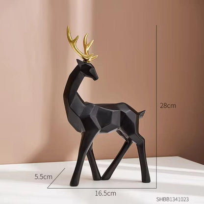 Kreo Hirschfigur - Geometrisches Harzdesign, Modern Elegant 4