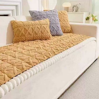 Kushe Sofabezug - Sherpa-Plüsch, Rutschfestes Design 1