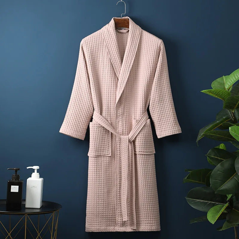 Liora Bademantel - Baumwolle, Weich und Saugfähig, Unisex 1