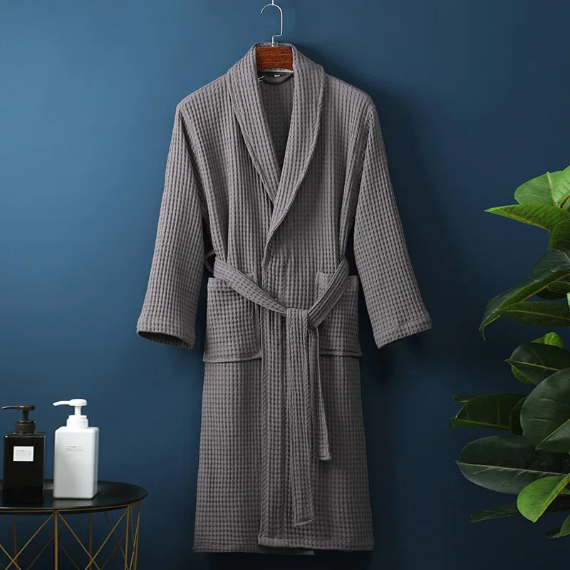 Liora Bademantel - Baumwolle, Weich und Saugfähig, Unisex 3