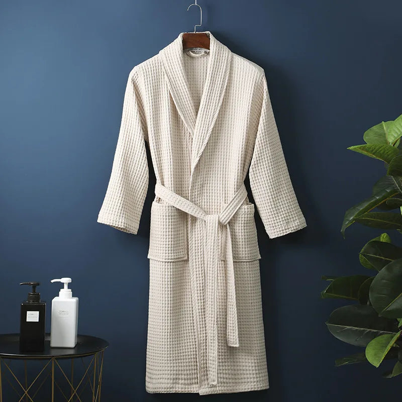 Liora Bademantel - Baumwolle, Weich und Saugfähig, Unisex 4