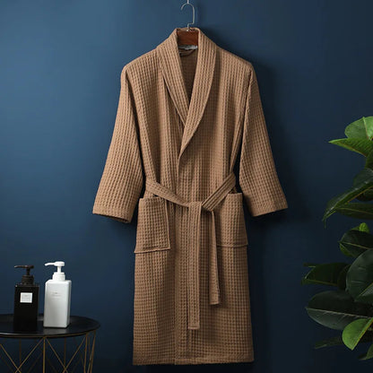 Liora Bademantel - Baumwolle, Weich und Saugfähig, Unisex 6