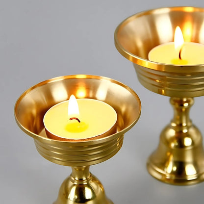 Liora Kerzenständer Gold - Vintage Stil, Eleganter Glanz 1