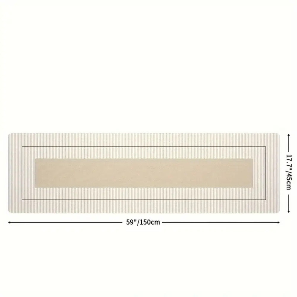 Liora Küchenmatte - Mikrofasermischung, Rutschfest, Floral Gestreift 7