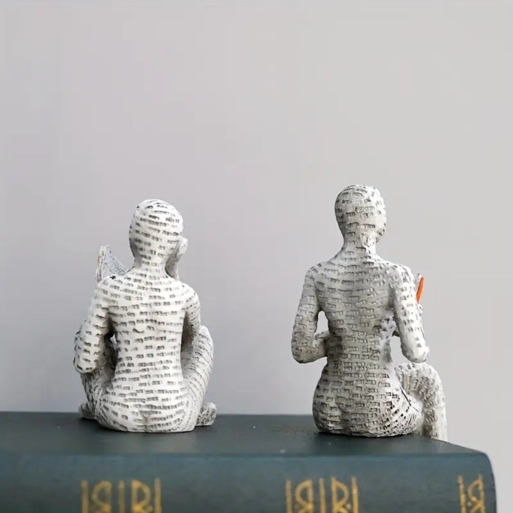 Liora Regal Dekoration - Kunstharz Figur Lesende Frau, Elegant und Detailliert 2