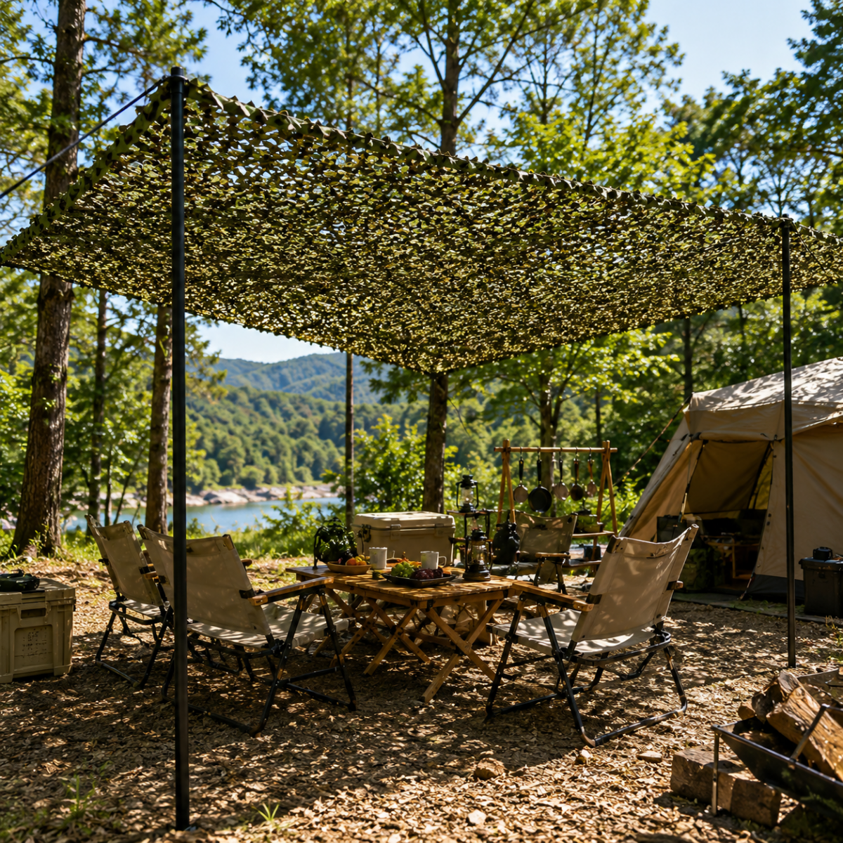 Liora Tarnnetz - Wetterfestes Blattdesign, Sichtschutz und Sonnenschutz für Außenbereiche 2
