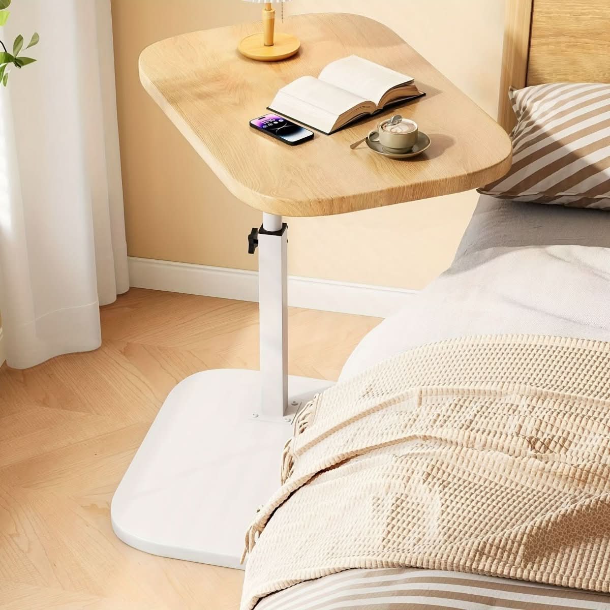 Livelift Beistelltisch - Höhenverstellbar, Holzplatte, Modern 8