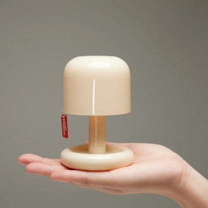 Luma Tischlampe - Tragbares Pilzdesign, USB-aufladbar, Sanftes LED Licht 2